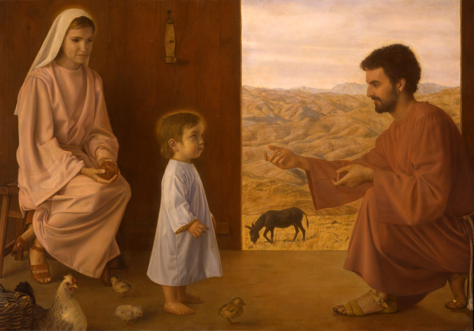 La infancia de Miriam y de Jesus
